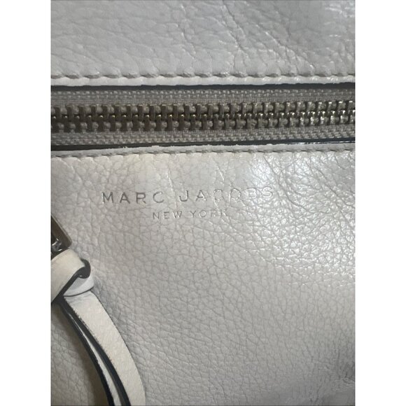 Marc Jacobs Leather Saddle Bag Cream Crossbody Western Flare Classic Style Bag - Picture 2 of 14